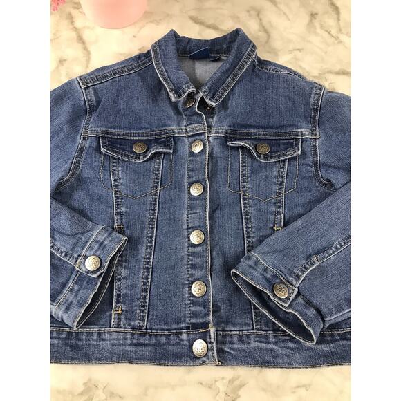 Disney Encanto Decorate Kids Denim Jacket Size M 7/8 - Picture 3 of 7